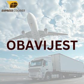 OBAVIJEST O PROMJENI CIJENA USLUGA ZA 2025. GODINU