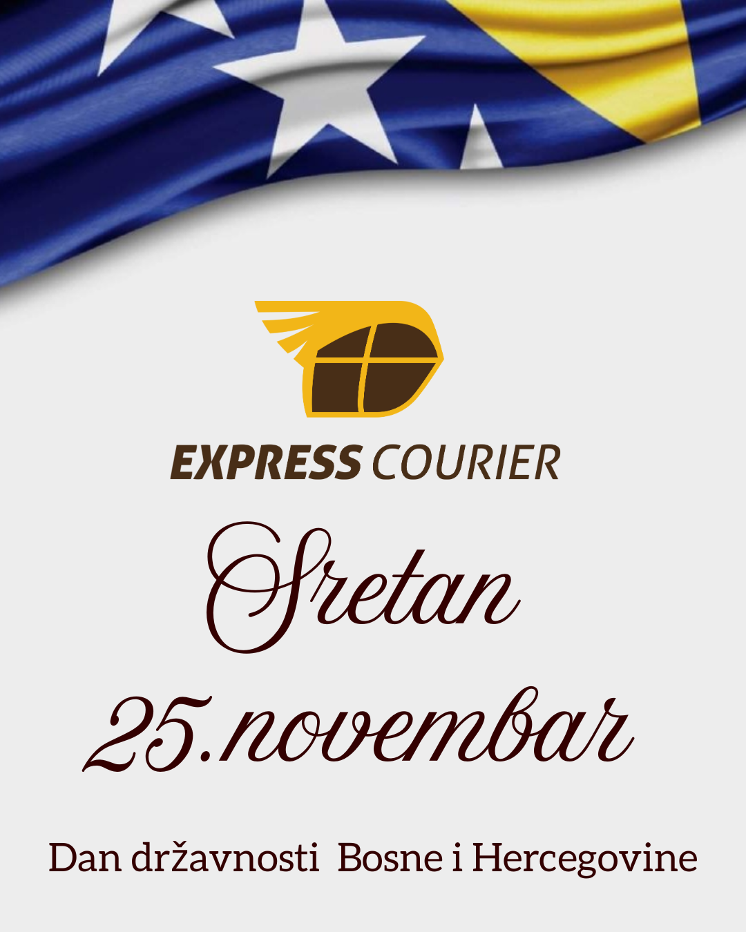 Sretan 25. novembar - Dan državnosti Bosne i Hercegovine